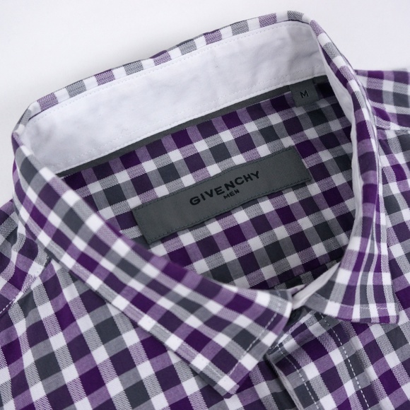 Givenchy Other - GIVENCHY Men's Gingham Plaid Long Sleeve Shirt